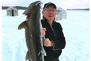 Lake Ice Fishing 