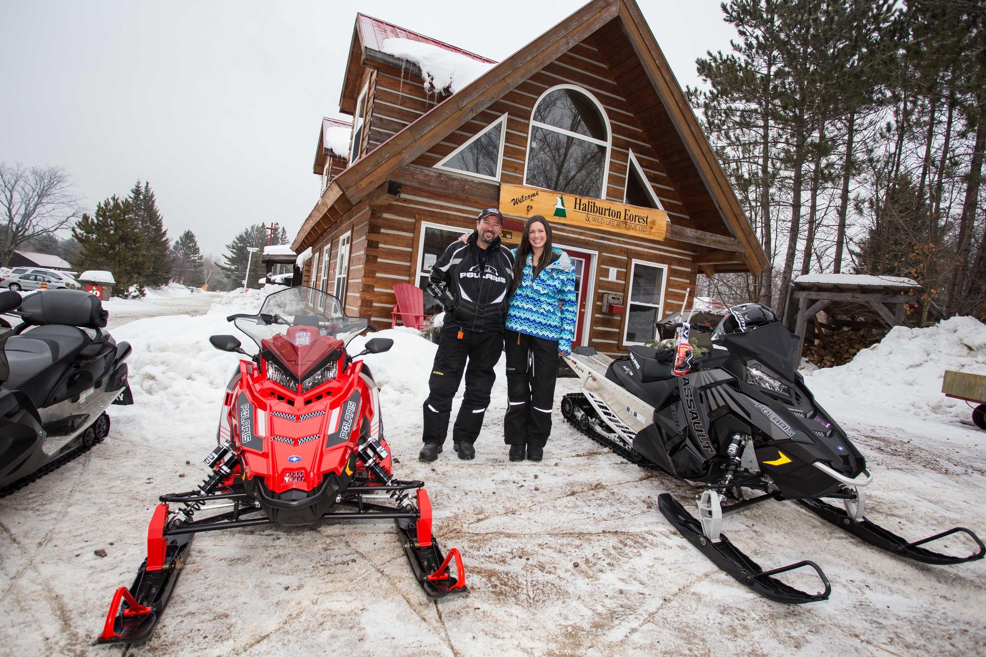 snowmobile tours haliburton