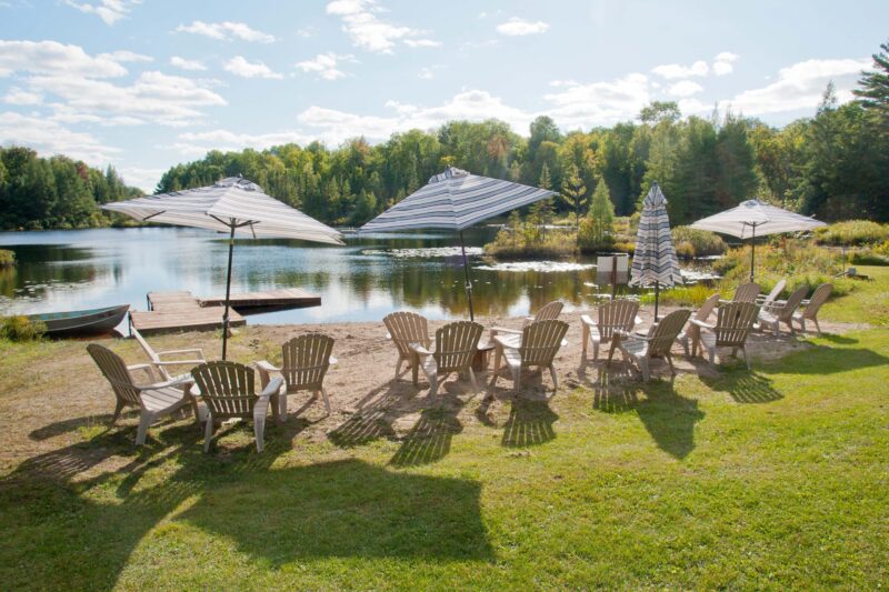 Tamarack lake beach