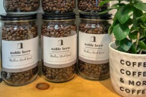 Coffee beans from Castle Antiques & Cafe