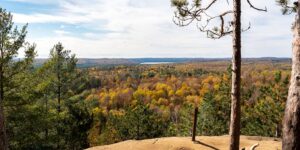 View form Lookout Trail in Algonquin Park