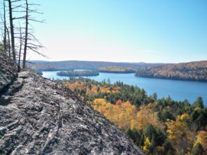 View at Booth Rock in Algonquin Park