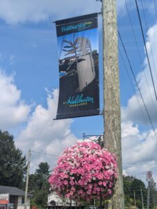 Banner in the Village of Minden